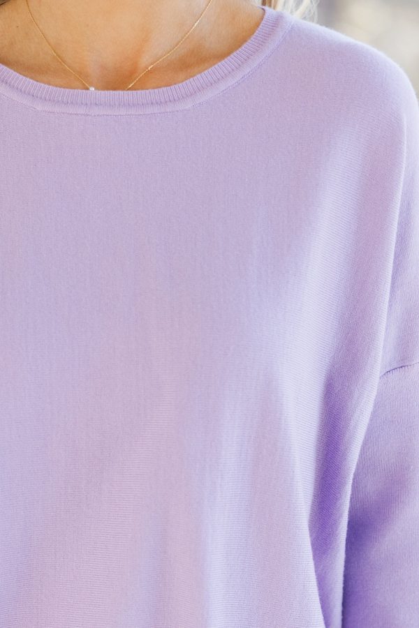 Loving My Life Lavender Purple Pocket Tunic Hot on Sale - Image 3