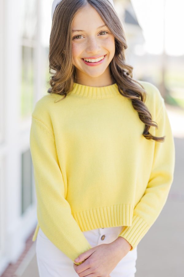 Girls: The Lucy Yellow Sweater Sale
