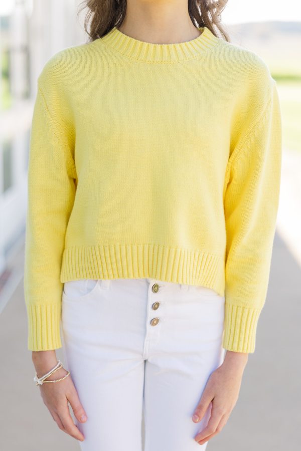 Girls: The Lucy Yellow Sweater Sale - Image 4