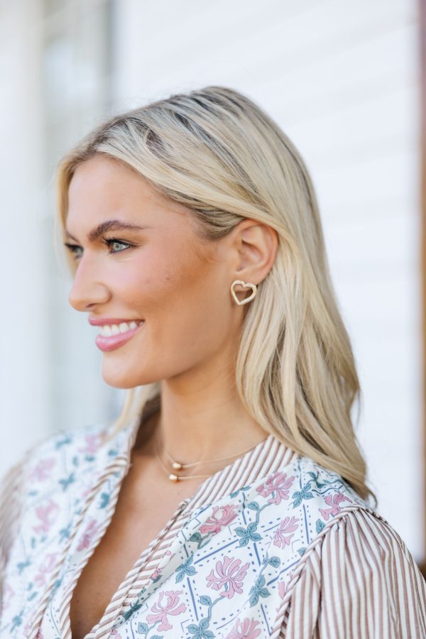 On Your Way Gold Earrings Sale - Image 2