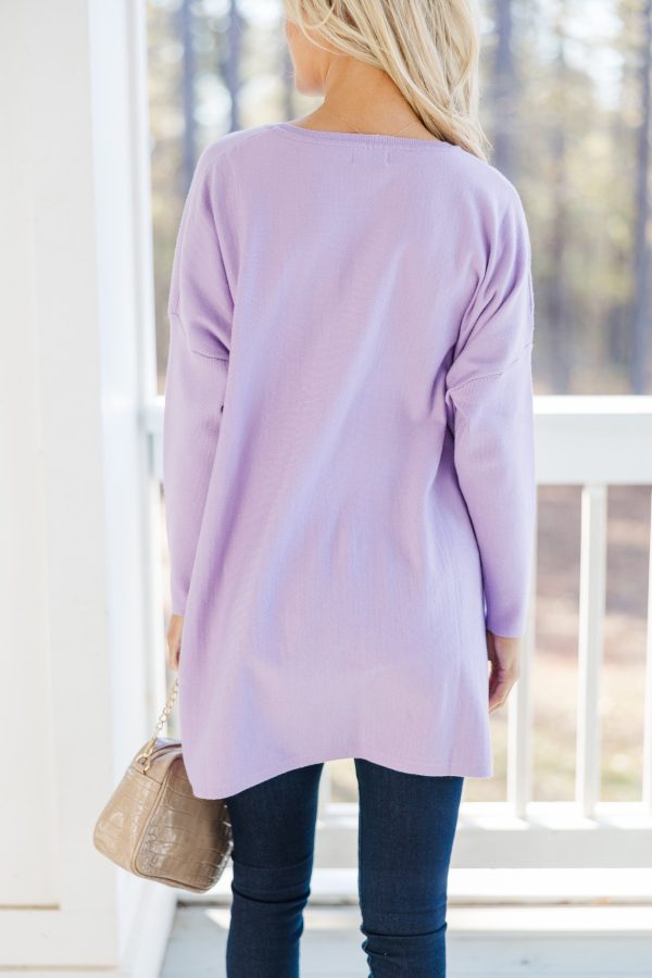 Loving My Life Lavender Purple Pocket Tunic Hot on Sale - Image 5