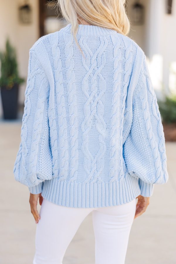 All The Good Light Blue Cardigan Hot on Sale - Image 5