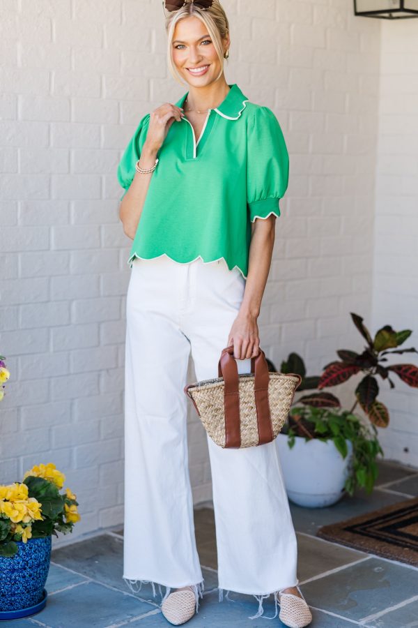 There You Are Green Blouse on Sale - Image 2