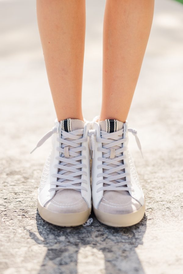 Girls Shu Shop: In A Dream White Sneakers Online Sale - Image 2