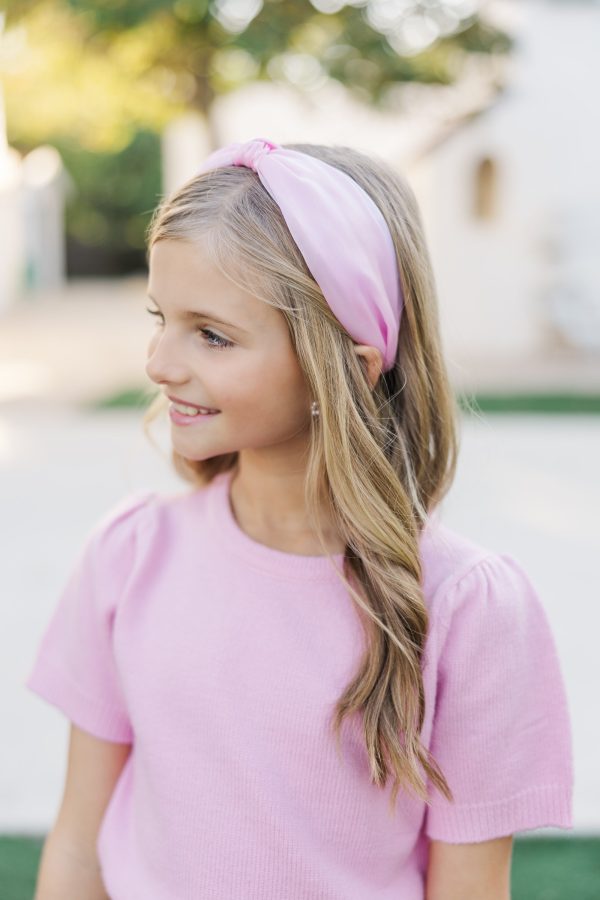 Girls: The Millie Bubblegum Tulle Headband Online Hot Sale - Image 2