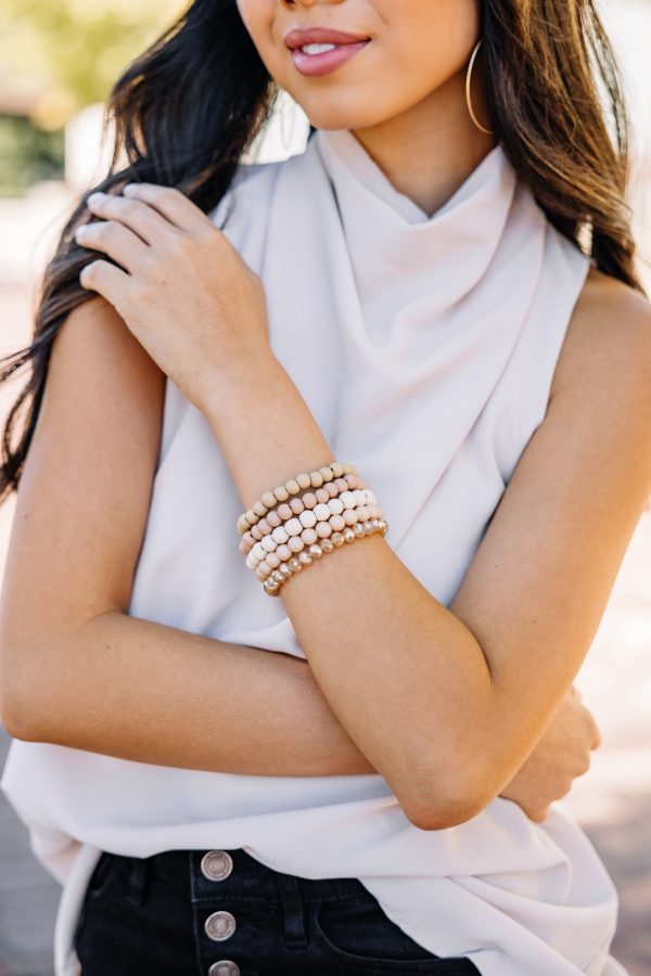Can t Move On Pink Beaded Bracelet Set Online Hot Sale - Image 2