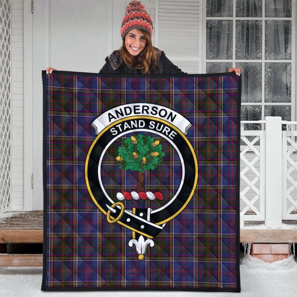 Anderson W L Tartan Crest Quilt Hot on Sale