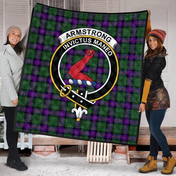 Armstrong Modern Tartan Crest Quilt Online - Image 2