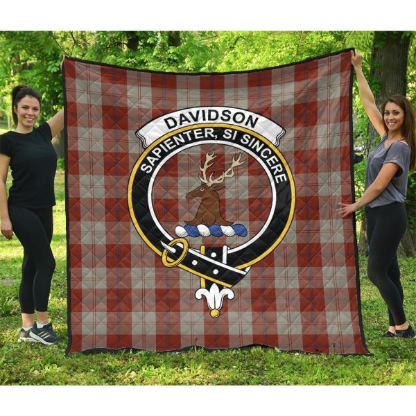 Davidson Dress Dancers Tartan Crest Quilt Online Sale - Image 3