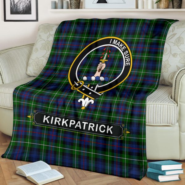 Kirkpatrick Family Tartan Crest Blankets - SP Discount - Image 2