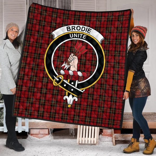 Brodie Tartan Crest Quilt Sale - Image 2