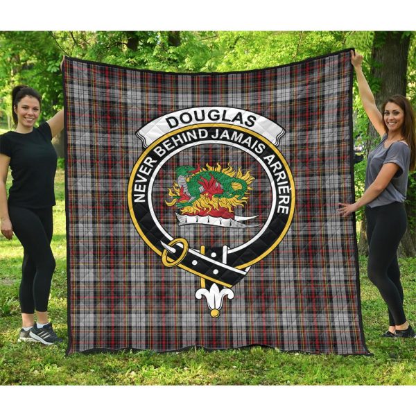 Douglas Ancient Dress Tartan Crest Quilt For Discount - Image 3