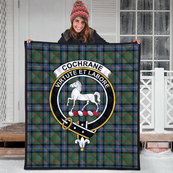 Cochrane Ancient Tartan Crest Quilt Discount