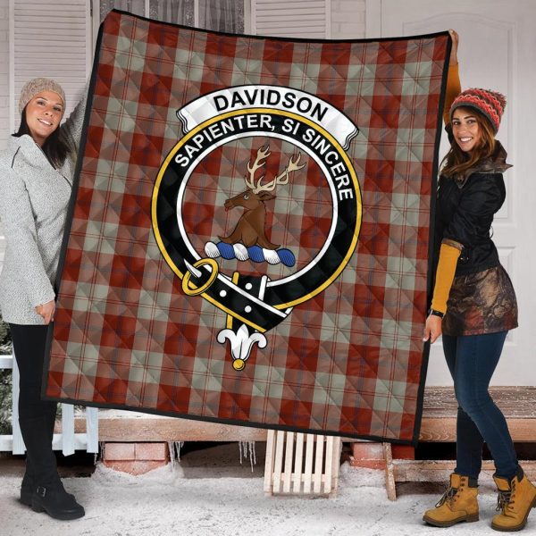 Davidson Dress Dancers Tartan Crest Quilt Online Sale - Image 2