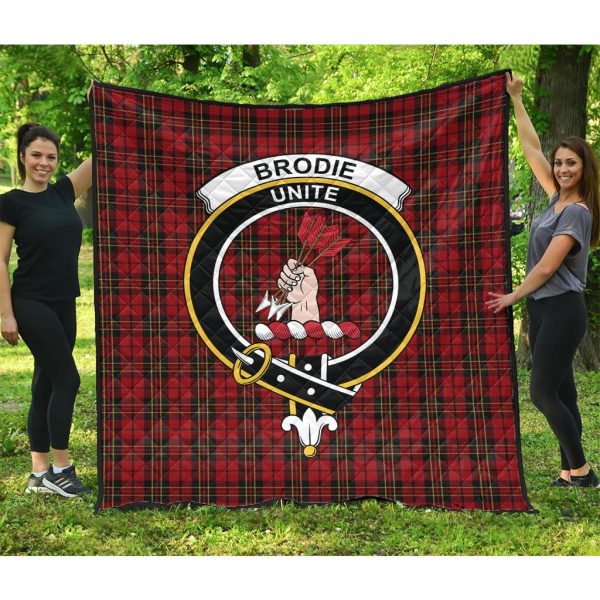 Brodie Tartan Crest Quilt Sale - Image 3